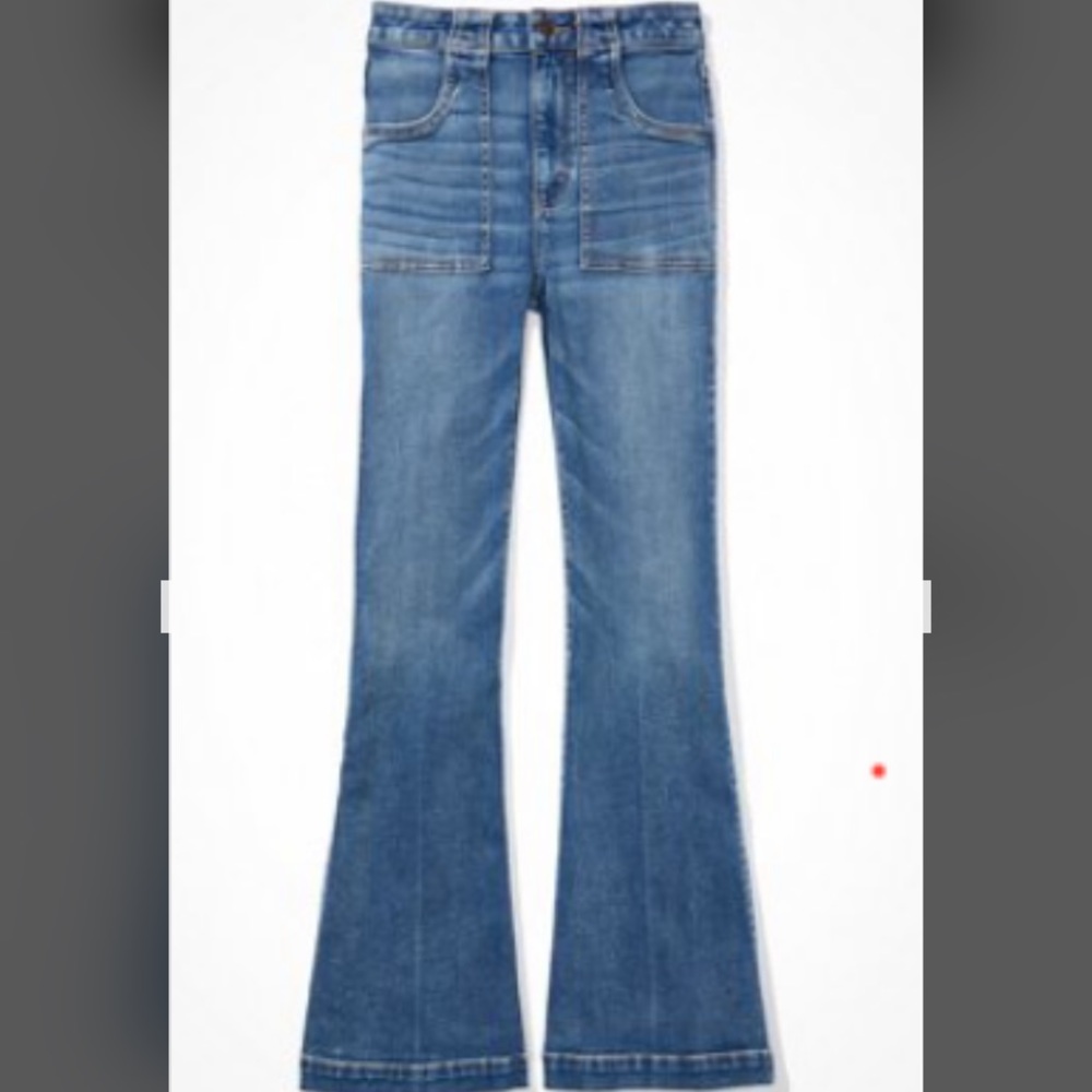 AE NE(X)T Level High Waisted Flare Jeans
